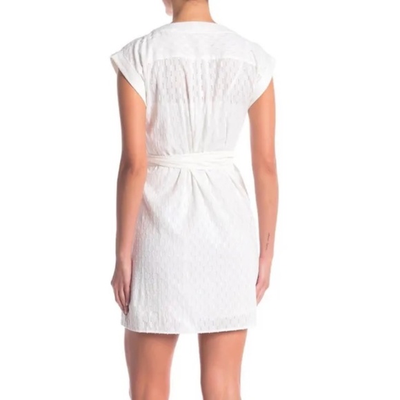 Frame Surplus Mini Dress Size Small Blanc White - Picture 2 of 7